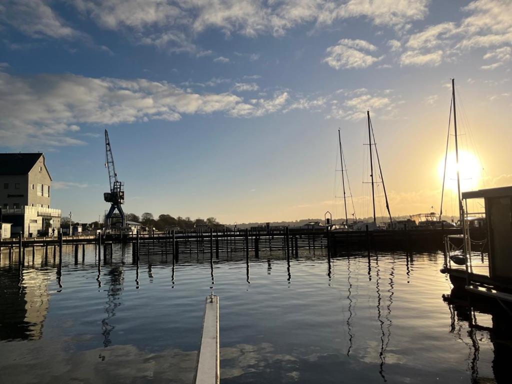 Ostsee Hausboot Schleswig Ostseeblick 1 Eksteriør billede