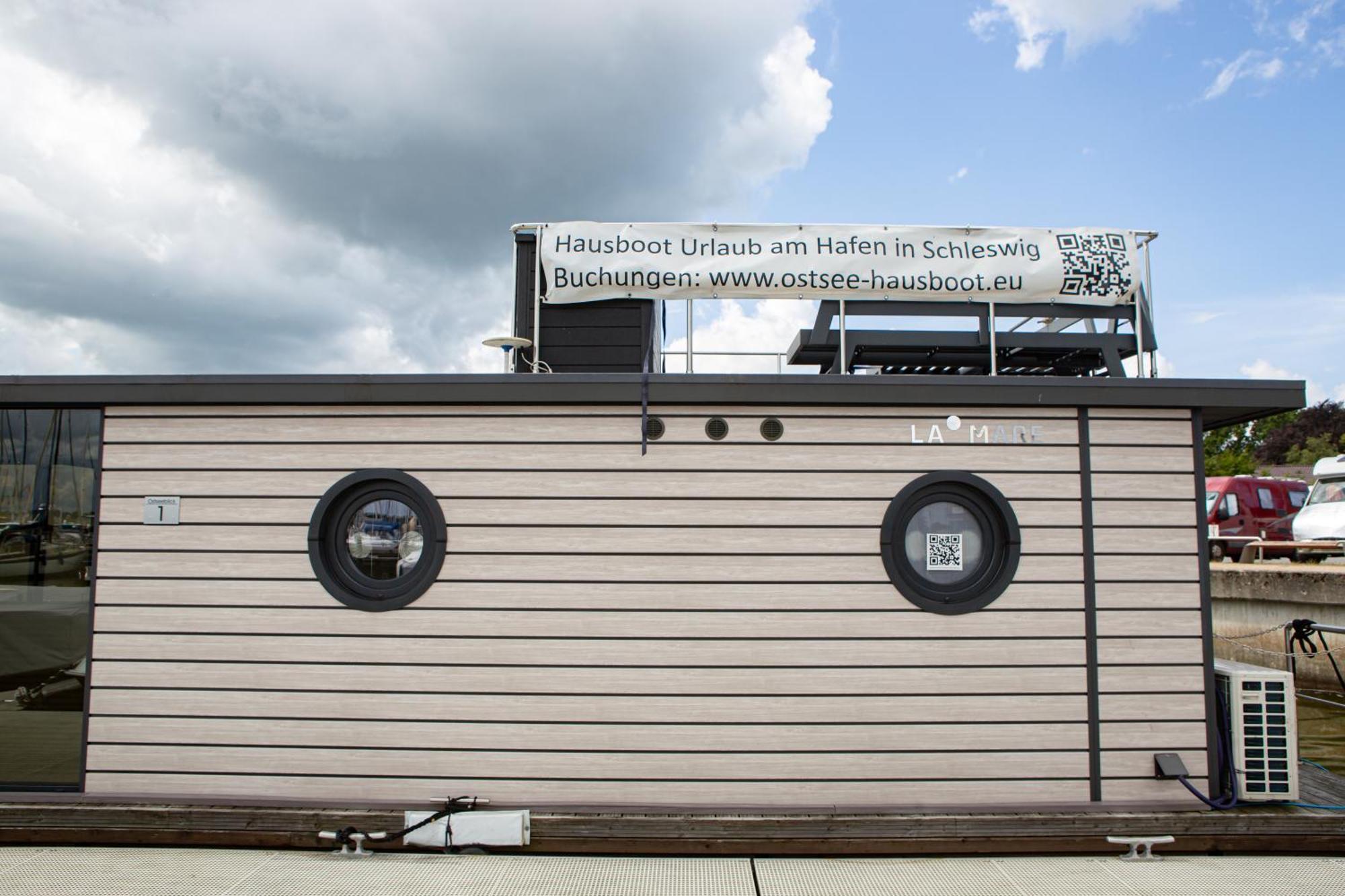 Ostsee Hausboot Schleswig Ostseeblick 1 Eksteriør billede